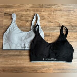 Calvin Klein | 2 Bras in Light Grey and Black